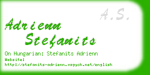 adrienn stefanits business card